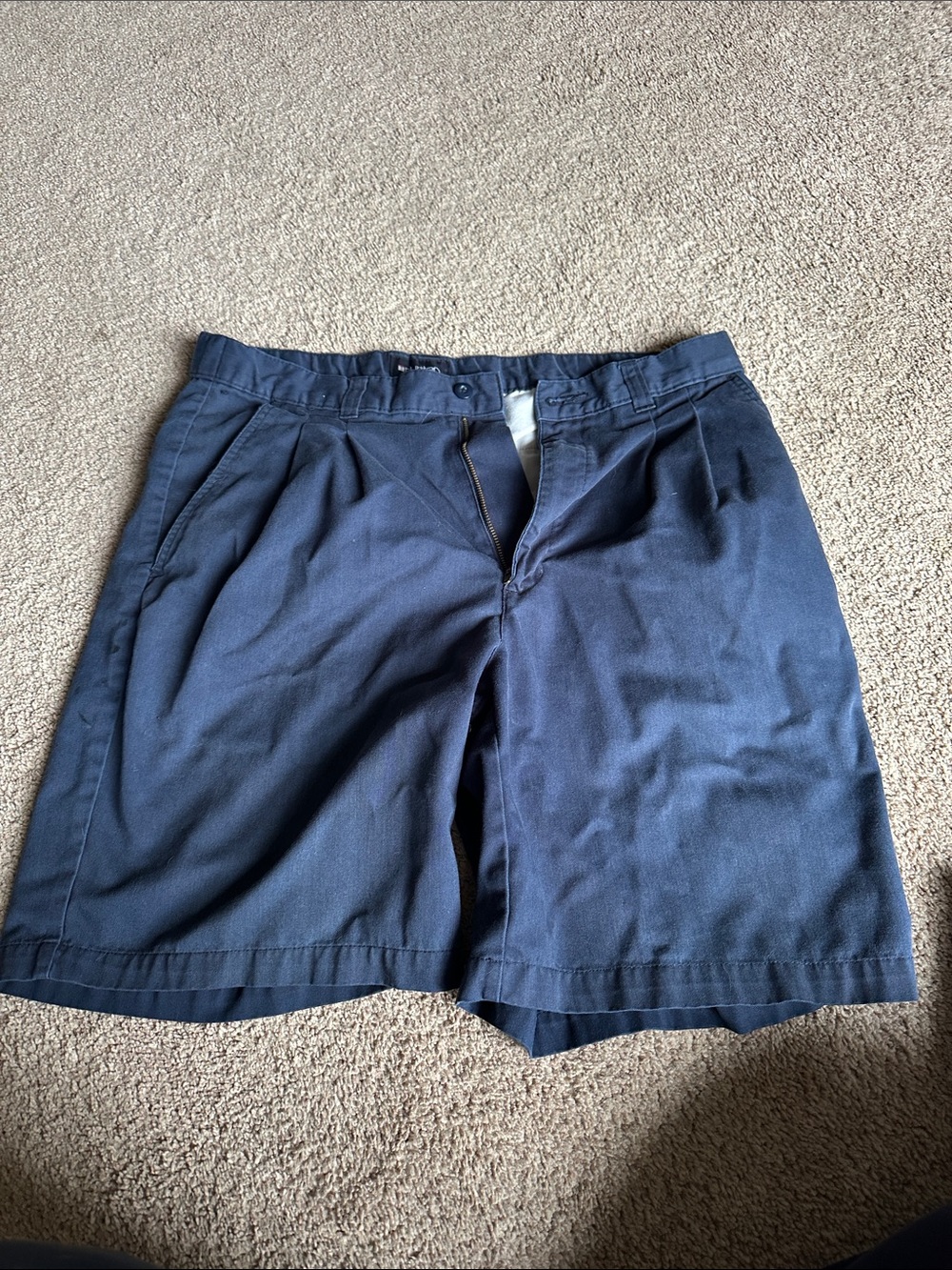 Puritan Men’s Navy Flat Front Shorts